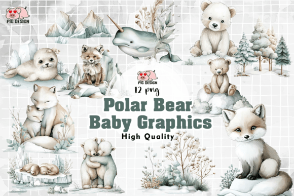 Download Polar Bear Baby Graphics PNG - Baby graphics Collection