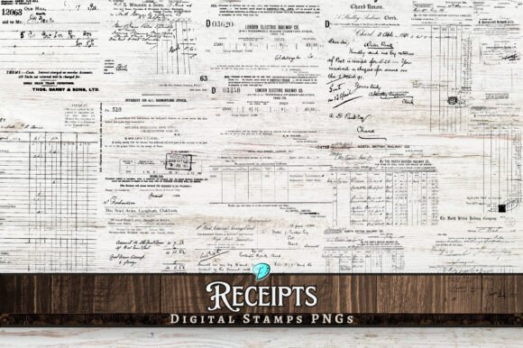 Download Receipts Digital Stamps PNGs - Pngs Collection