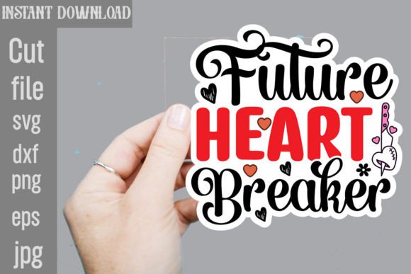 Download Future Heart Breaker SVG Sticker Designs - Sticker design Collection