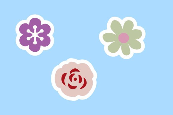 Download Blossom Flower Sticker Designs - Sticker design Collection