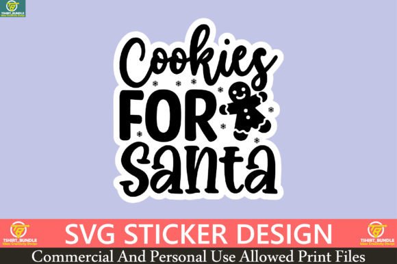 Download Cookies for Santa Sticker Design - Sticker design Collection